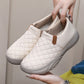 Casual slip-on-skor med rund tå för damer