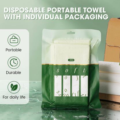 Engångshandduk med individuell förpackning