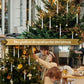 🎄LED-ljus för julgranen med klara kristallkulor