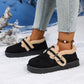 Trendiga, varma slip-on-skor för kvinnor för vintern