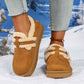 Trendiga, varma slip-on-skor för kvinnor för vintern