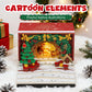Juldags-kalender i 3D-papper
