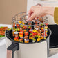 🥩316 Rostfritt Stål Air Fryer Grillgaller-Set - 8 Grillspett med Värmebeständiga Handskar för Hälsosam Matlagning 🍢