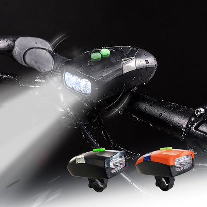 Superljusstark cykelbelysning med signalhorn