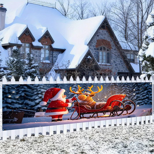 🔥Julrea – upp till 50 % rabatt🎅🎉Utomhus Merry Christmas hängande banner