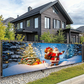 🔥Julrea – upp till 50 % rabatt🎅🎉Utomhus Merry Christmas hängande banner