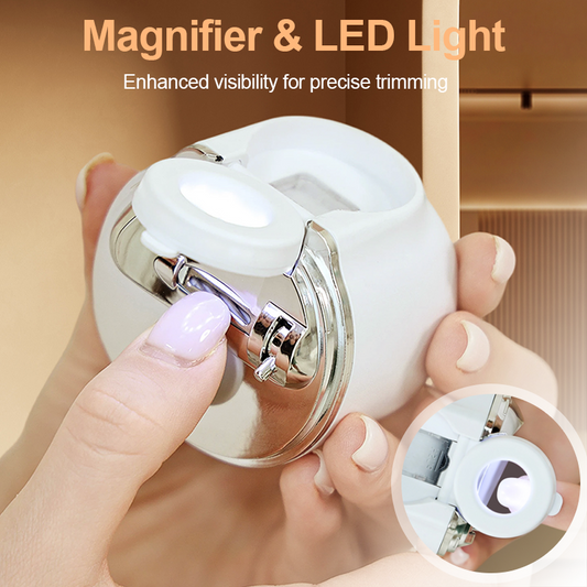 🔥Elektrisk nagelklippare med lampa