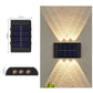 Solar Powered Upp & Ner Vägglampa