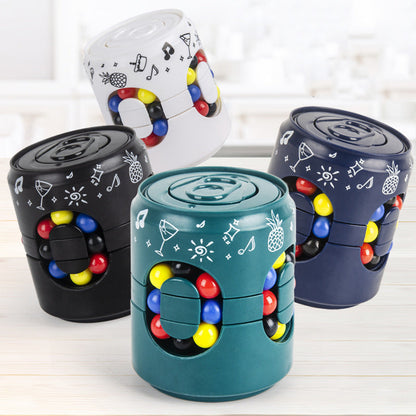 🎁 2-i-1 Utbildande Dosen Fidget Spinner-leksa
