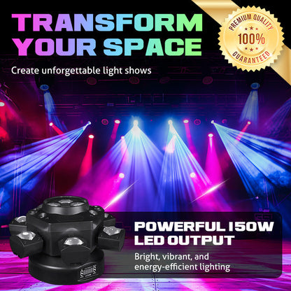 Multi-beam LED Atmosphere Light - 360° ljusmagi! 🌟✨