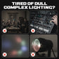 Multi-beam LED Atmosphere Light - 360° ljusmagi! 🌟✨