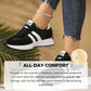 👟💥 63% RABATT! | Låga Casualskor för Damer – 4cm Plattform, Retrodesign & Halksäker!