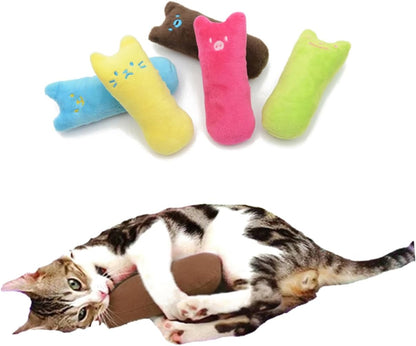 Kreativ klösstång för katter med kattmynta och tuggdyna att gnaga på, perfekt för katter