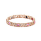 Elegant justerbart armband med strass för kvinnor
