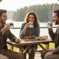 Keramisk kaffekopp med fisketema