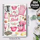 104 ark anteckningsbok för recept