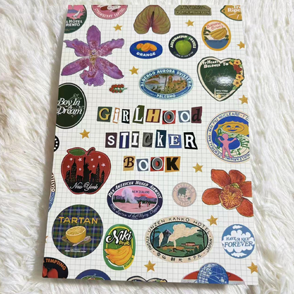 Stickerbok om flickors estetik