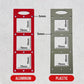 86 typuttag Slitsmall i aluminiumlegering