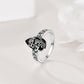 🔥 Het rea – 50 % rabatt！！🔥Bohemisk vintage ring med blommönster