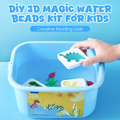 DIY 3D Magic Water Beads Kit för barn – Kreativa formningsgeler
