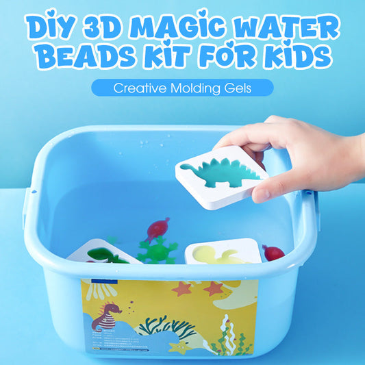 DIY 3D Magic Water Beads Kit för barn – Kreativa formningsgeler