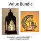 🕌 KÖP 2, FÅ 1 GRATIS! ✨ LED-Ramadanlyktor för Dekoration – Stämningsfull belysning, Traditionell design & Energieffektiv 🌙