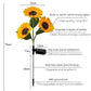 🌻 60% RABATT! Solcellslampor i solrosdesign – IP65 vattentäta, realistiska kronblad & automatiskt ljus i 8–12 timmar ☀️