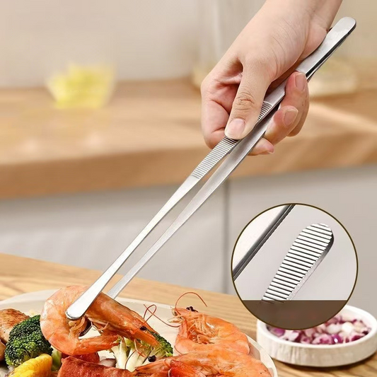💥Få 50 % rabatt nu🔥Multifunktionell grill- och baktång i rostfritt stål med halkfri finish✨ ✨Den ultimata matlagningshjälpen! Perfekt för högtiderna🎄