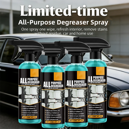 🧼 50% RABATT NU! 🍋 Allrengörings Avfettningsspray – 1-Sekunds Fläckborttagning, Citrondoft & Familjesäker – Skär Igenom Hårt Fett ✨