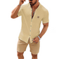 👔 FLASH SALE: 50% OFF! ☀️ Men's Summer Casual Button-Up Shirt – Stand Collar, Breathable & Relaxed Fit ✨