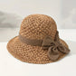 🔥 REA 50 % RABATT 🔥 Eleganta solhatt av flätat halm med rosett