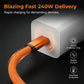 240W Magnetisk Självupprullande USB-C-kabel