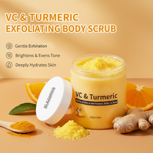 Exfolierande Kroppsskrubb med Gurkmeja & Vitamin C