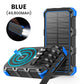 Solcells-Powerbank med Inbyggt Ljus