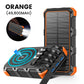Solcells-Powerbank med Inbyggt Ljus