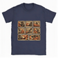 ”Punch” – T-shirt med apmotiv i oversized-modell