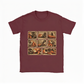 ”Punch” – T-shirt med apmotiv i oversized-modell
