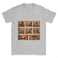 ”Punch” – T-shirt med apmotiv i oversized-modell