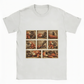 ”Punch” – T-shirt med apmotiv i oversized-modell
