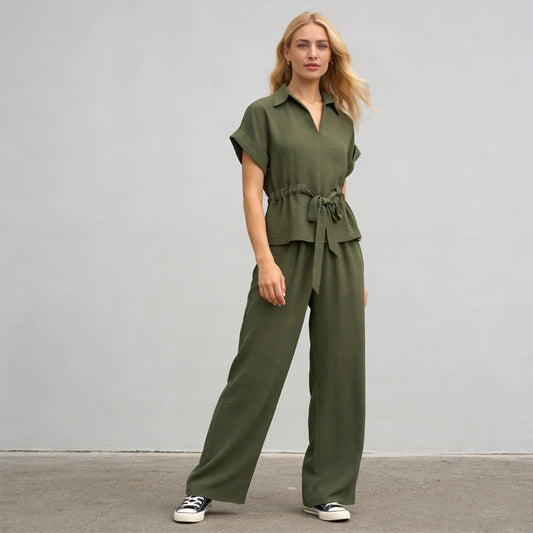🔥 Factory Direct! Set med Topp & Byxor för Dam