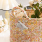 🌸 50% RABATT NU! 🧺 Bärbar Förvaringskorg för Blommigt Tyg – Lätt, Vikbar & Perfekt För Organisering Av Leksaker, Tvätt & Filtar Hemma 🏠