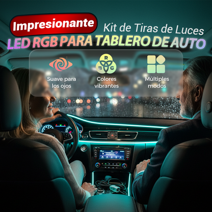 RGB-LED-ljusslinga för bilinstrumentpaneler