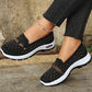 Dam andningsbara mesh slip-on platåskor – bekväm, halksäker & perfekt för sommaren 👟💨