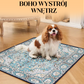 🐾50 % rabatt✨Tvättbar Boho-matta för Husdjur – Snabbsugande, Halksäker & Återanvändbar!