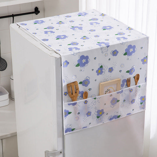 ✨ Håll kylskåpet dammfritt och småsaker organiserade – smart skydd med förvaringsfickor 🧼