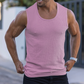 👕 50% RABATT! 💪 Slim-fit Ribbstickad Ärmlös Topp för Herr – Figursydd Passform, Andningsbart Tyg & Perfekt För Träning & Vardag 🔥