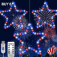 Hängande stjärnlampa för jul- och festdekoration