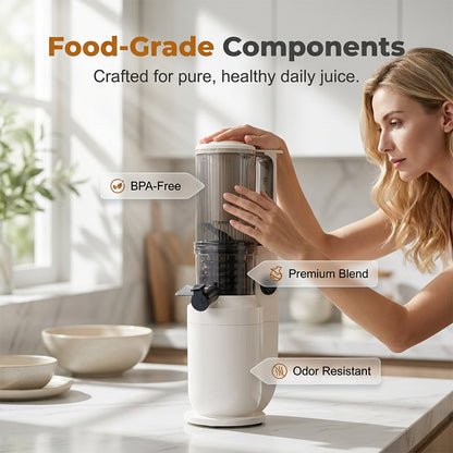 Vertical Cold Press Juicer with Pulp Separation