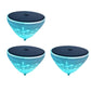 Solcellsdriven flytande poollampa med fiskprojektion