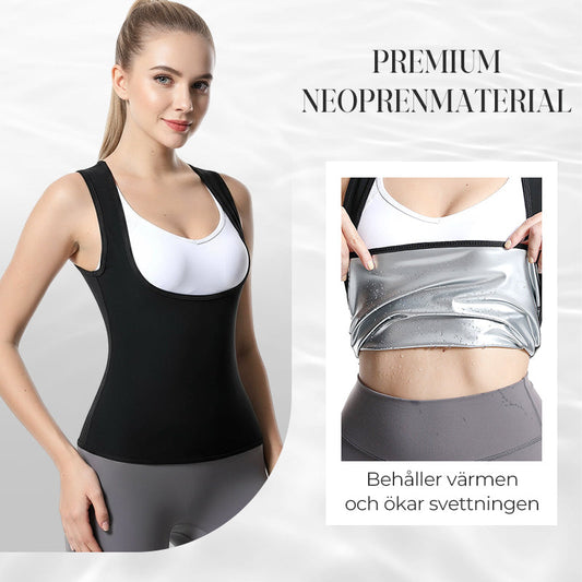 Fettförbrännande bastuväst för kvinnor